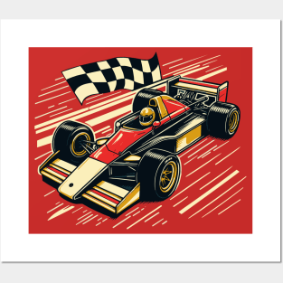 formula 1 racing car Posters and Art